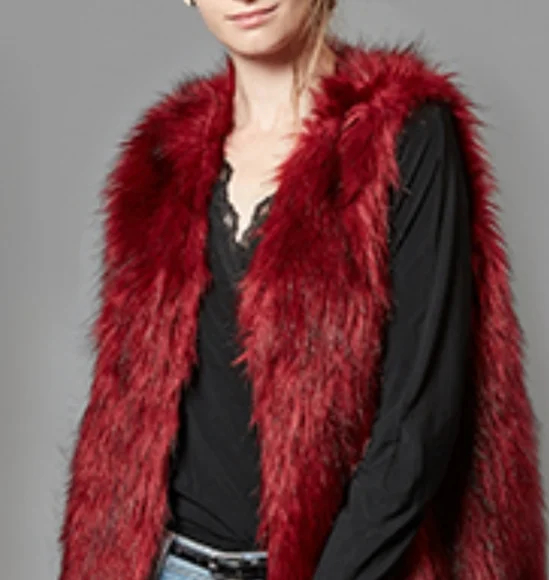 Escalier faux fur vest - Picture 2 of 7